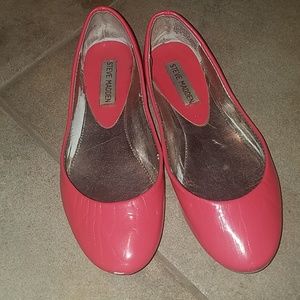 Pink flats